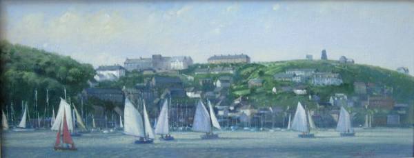 - Oil on Canvas, Painting by Timothy Easton, measuring 19 x 49 cm (H x W) framed at 33 x 64 cm £1750
